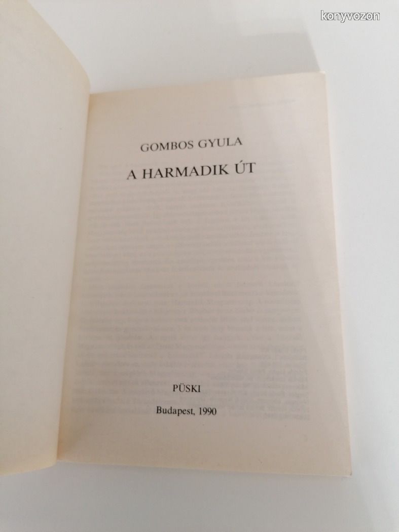 Gombos Gyula: A harmadik út