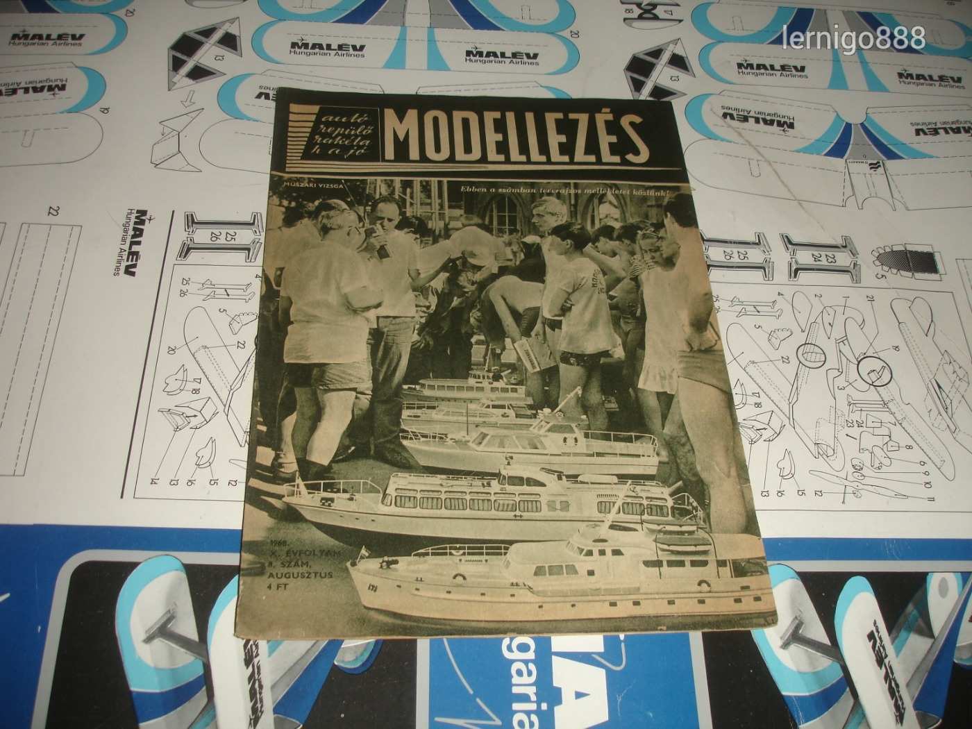 MODELLEZÉS MODELLRAJZ 1968