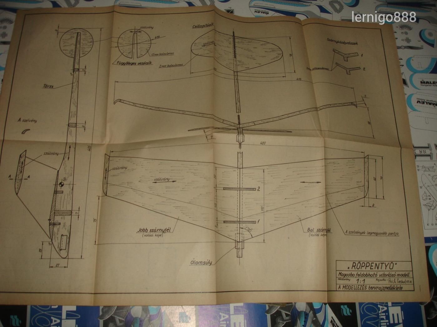 MODELLEZÉS MODELLRAJZ 1968