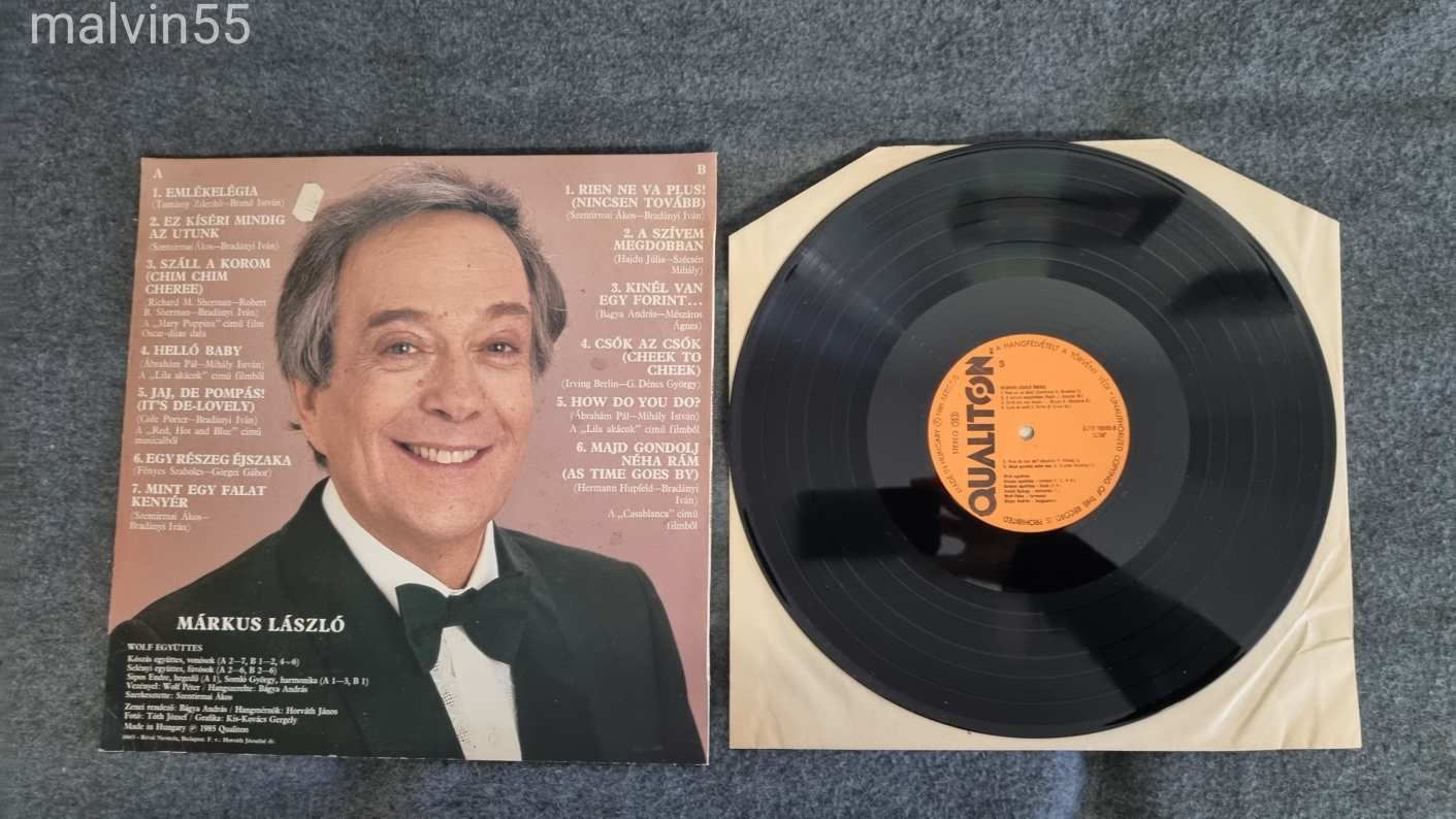 MÁRKUS LÁSZLÓ &ndash; Márkus László énekel &ndash; LP