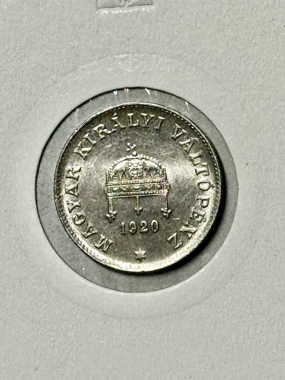 20 Fillér 1920 EXTRA UNC!!!