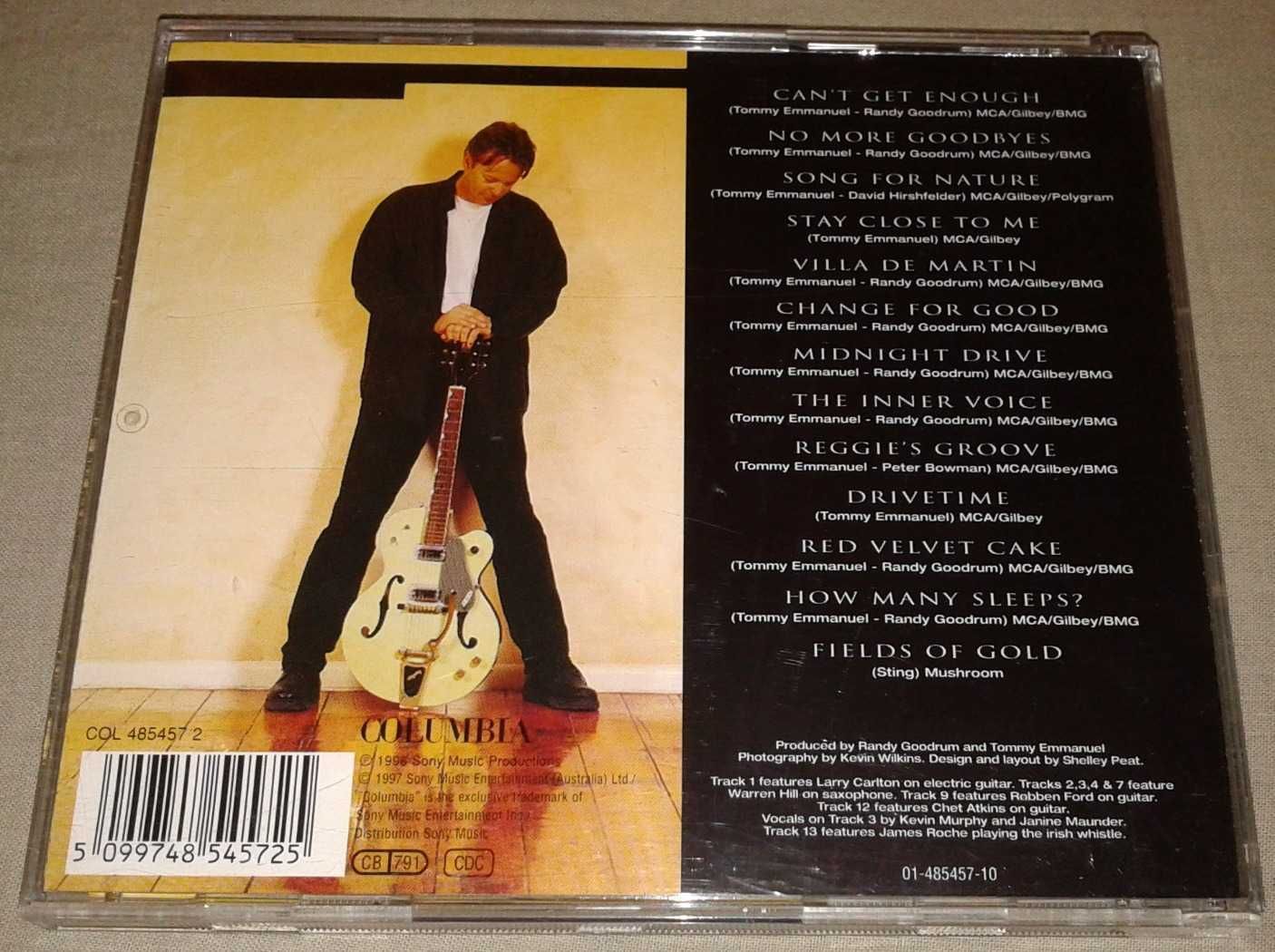 TOMMY EMMANUEL - CAN'T GET ENOUGH CD