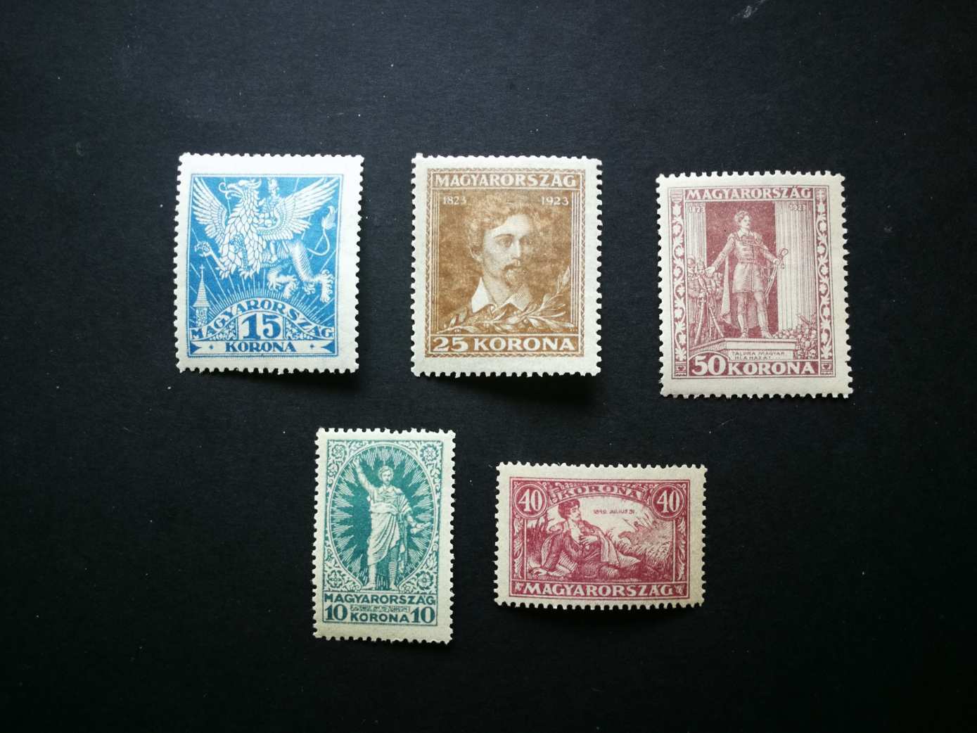 Magyarország 1923 Petőfi Sándor * falcos kat. ár 1200 Ft H