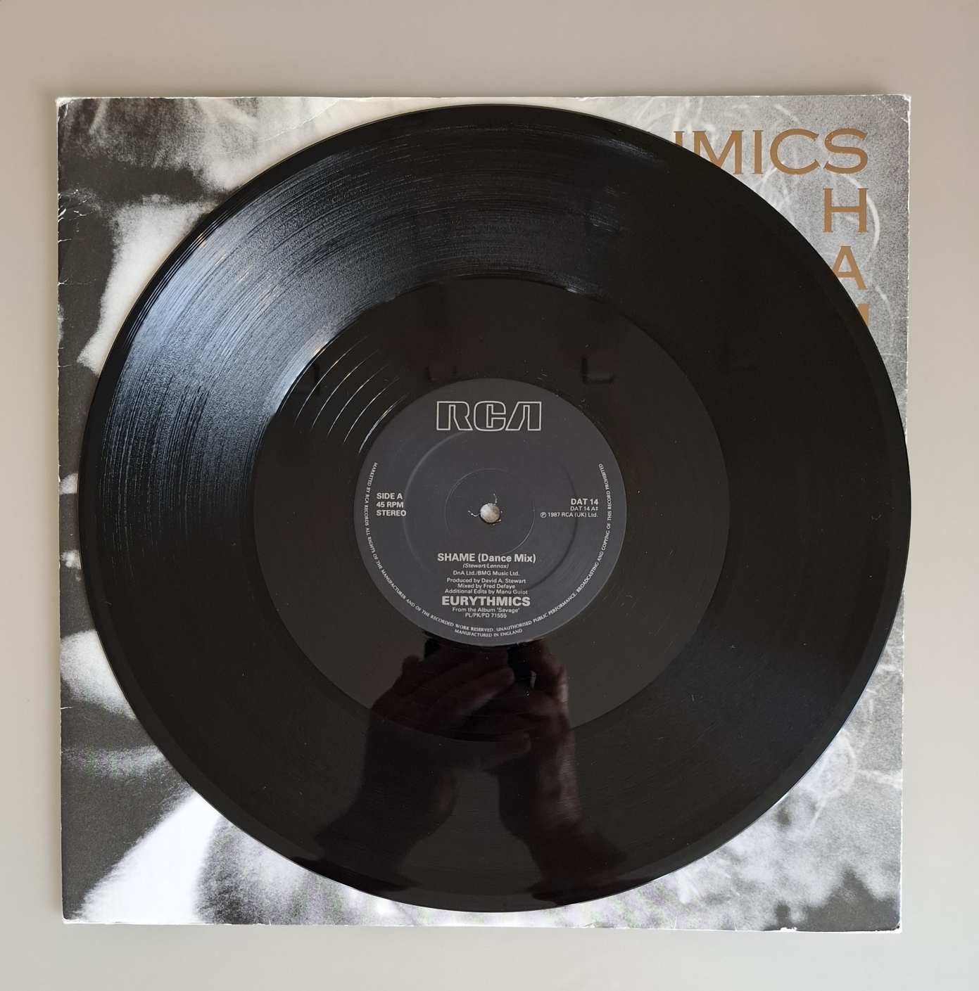 EURYTHMICS - SHAME 12" MAXI