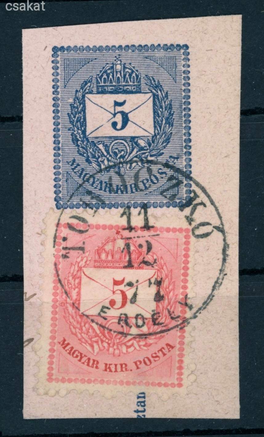 1874 krajcáros TOROCZKÓ / ERDÉLY lebélyegzés Torda-Aranyos Romania Gudlin E3.51 / 150p (e39)