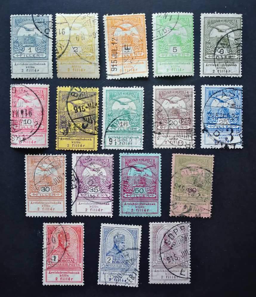 Magyarország 1913 Árvíz pecsételt G3