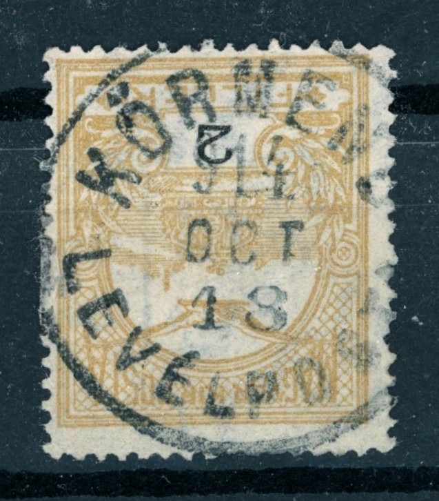 1900 turul KÖRMEND / LEVÉLPOSTA bélyegzés Vas | Gudlin E3.20 / 20p (e64)