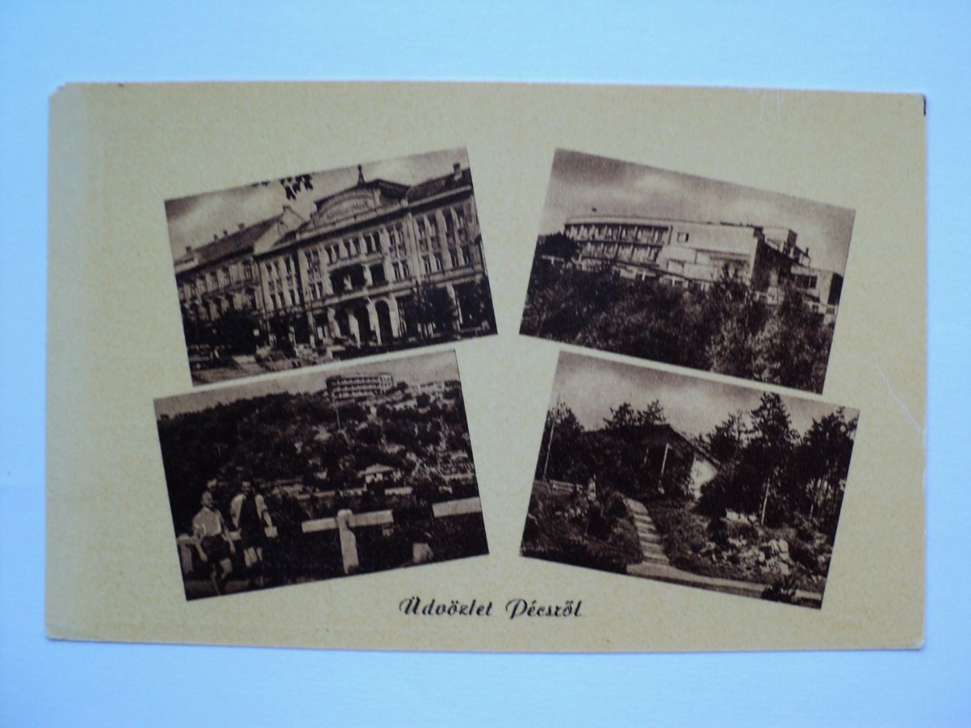 Pécs,Üdvözlet, 1956-57.