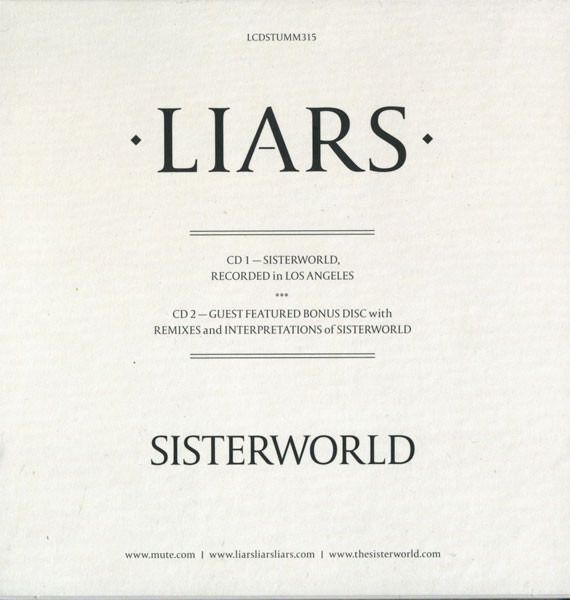 Liars - Sisterworld 2CD  Új, bontatlan!