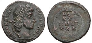 II Constantius Caesar 324-337 Római Birodalom