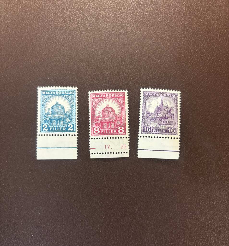 1928 Magyarország Pengő–Fillér (II.) ívszéli, postatiszta