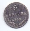6 kreuzer 1848 A
