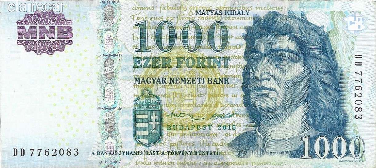1000 forint 2015 