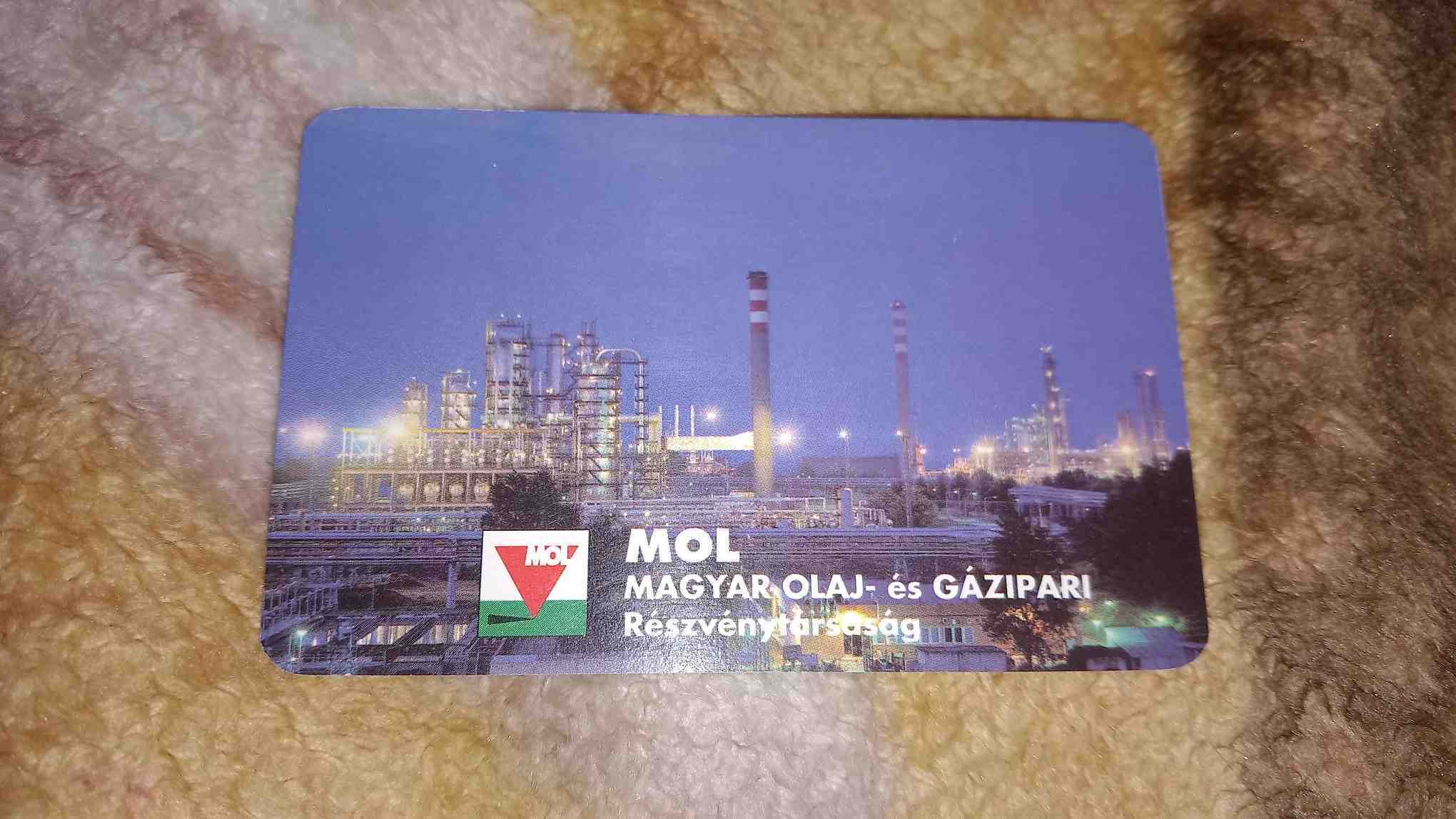 1998 - MOL Rt. kártyanaptár