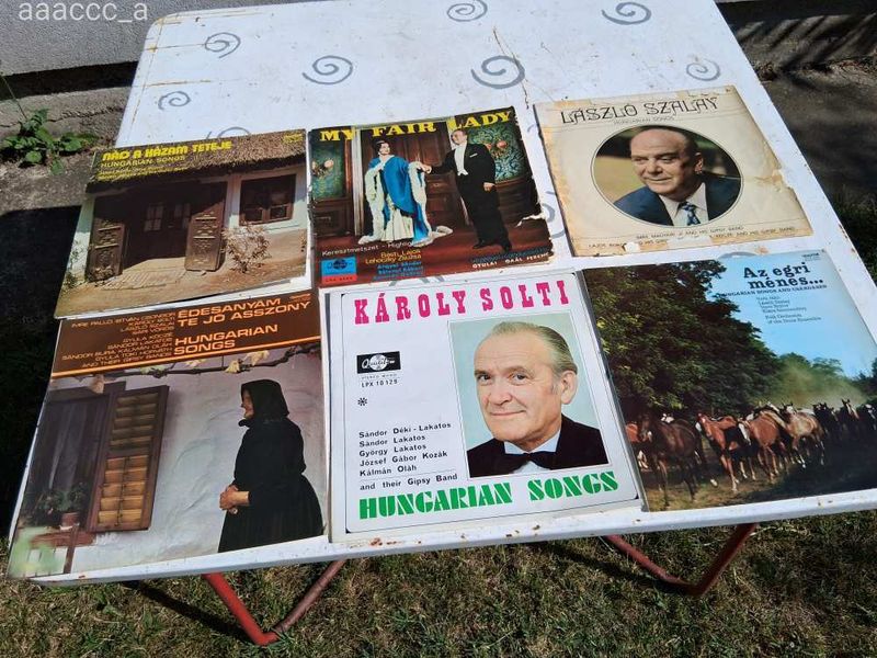 régi hanglemez csomag