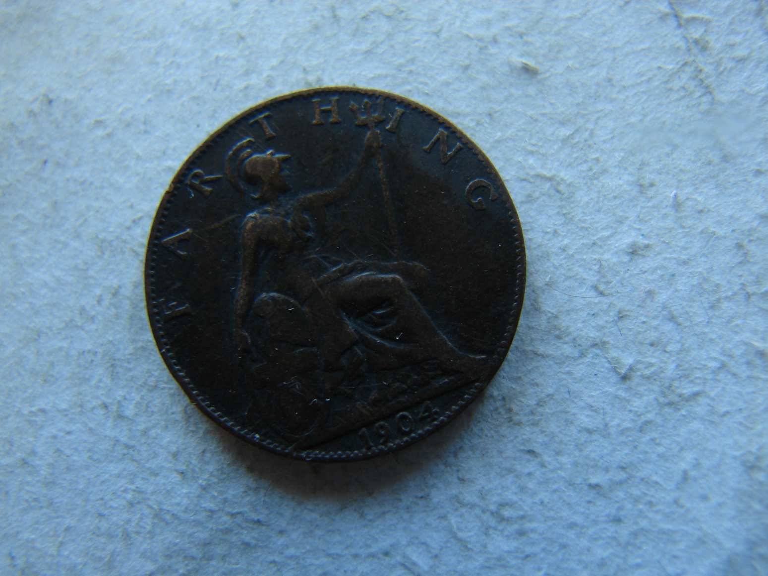 ANGOL 1 FARTHING, 1904. 1 DB.