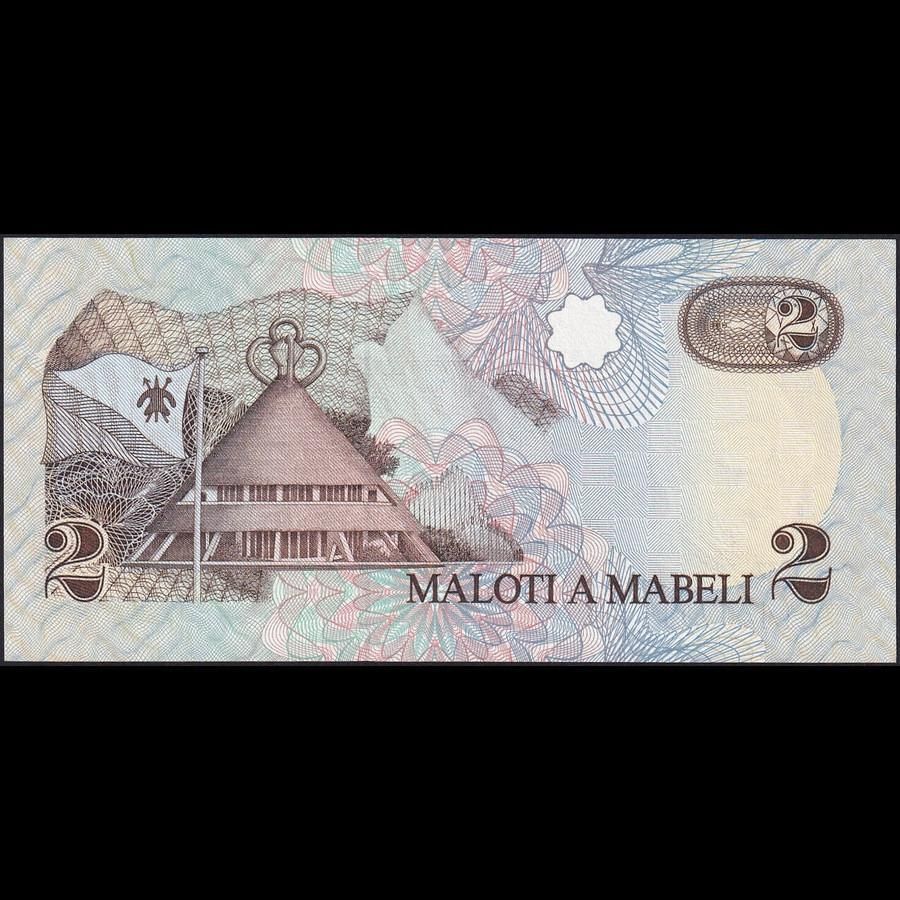 Lesotho 2 Maloti 1989 P-9 UNC