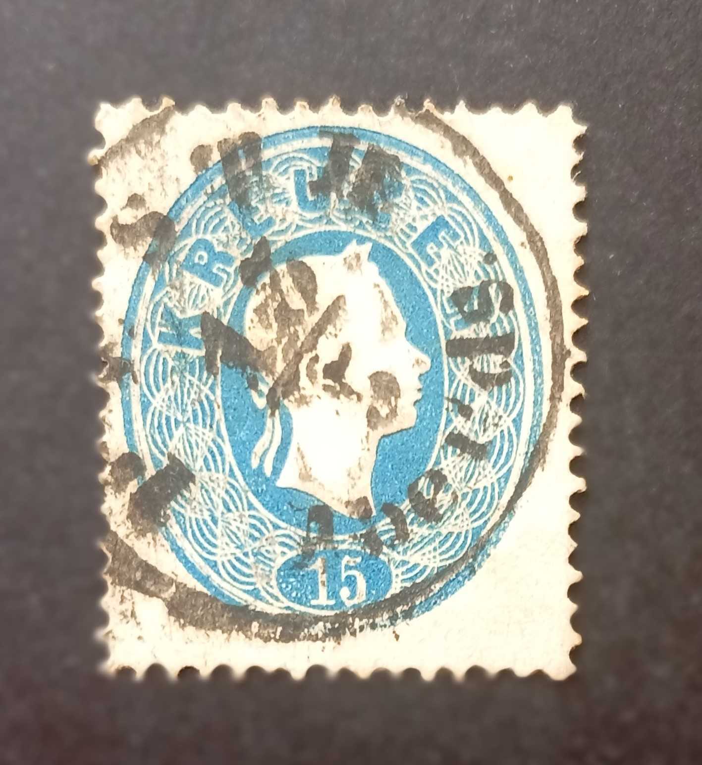 Magyarország 1861 Könyvnyomat 15 Kr PESTH Abends D