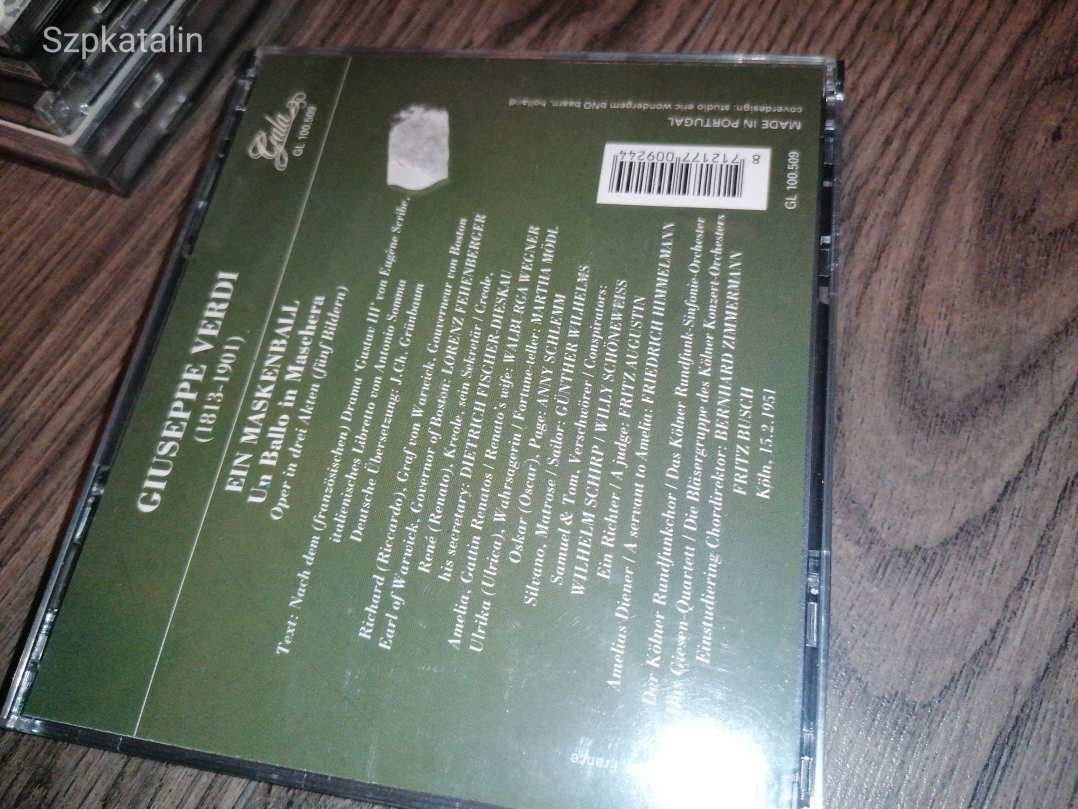 CD - Verdi - Ein Maskenball
