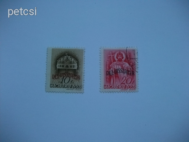 Magyar bélyeg / bélyegsor dél visszatér 1941 6.