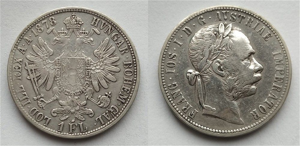 1 Florin 1878 ezüst