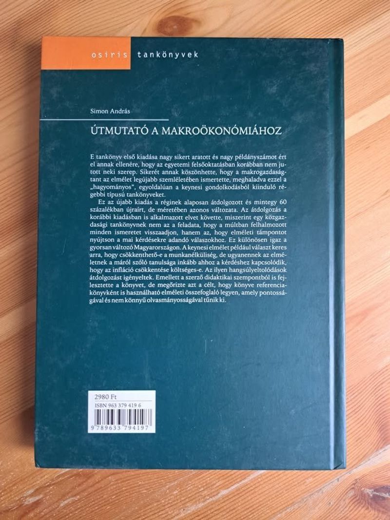 Simon András Útmutató a makroökonómiához