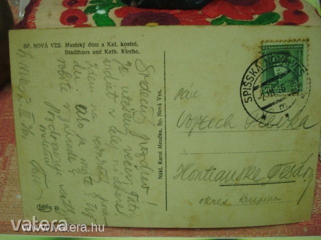 IGLÓ.KATOLIKUS TEMPLOM.1936.RITKA!