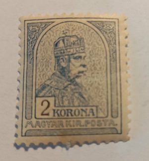 Magyarország 1900 Turul 2 K * falcos, enyhe törés, apró folt, kat. ár 170000 Ft D