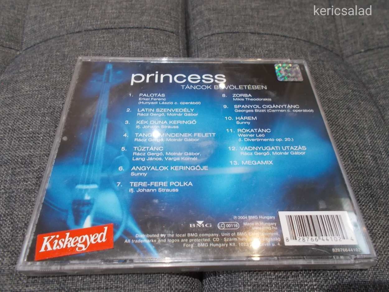 Princess: Táncok bűvöletében cd 2004