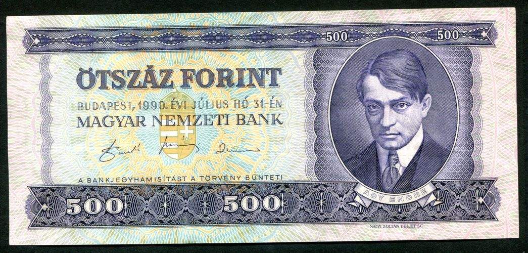 1990 500 Forint