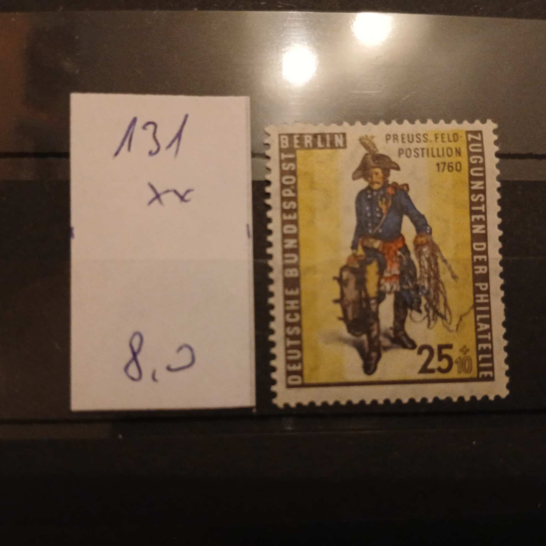 Berlin:postatiszta**,michel:131,kat:8eu.