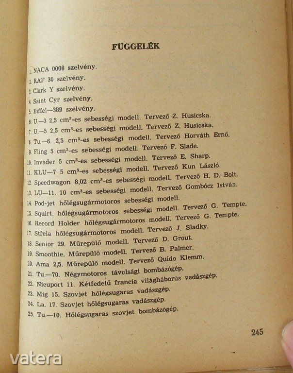 Kun L.: U. Controll modellek - repülőgépmodellek