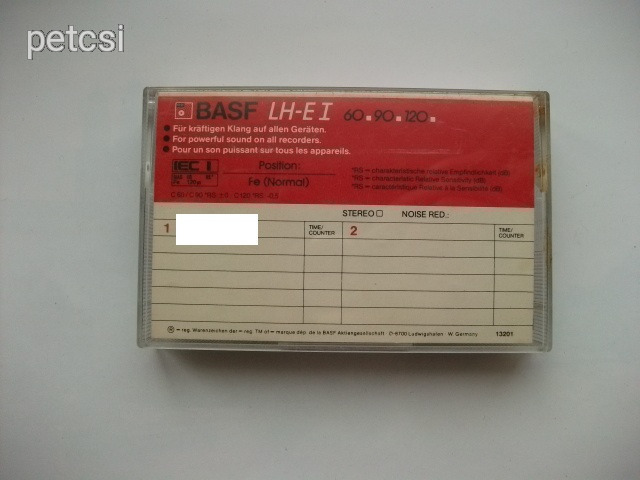 Basf LH-E I 60 kazetta 5.