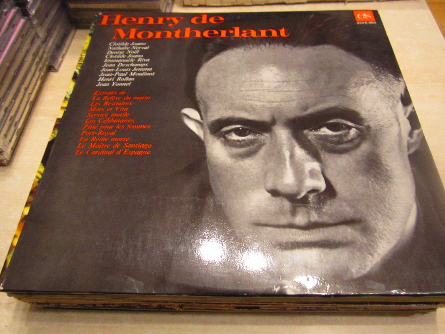 HENRY DE MONTHERLANT  LP