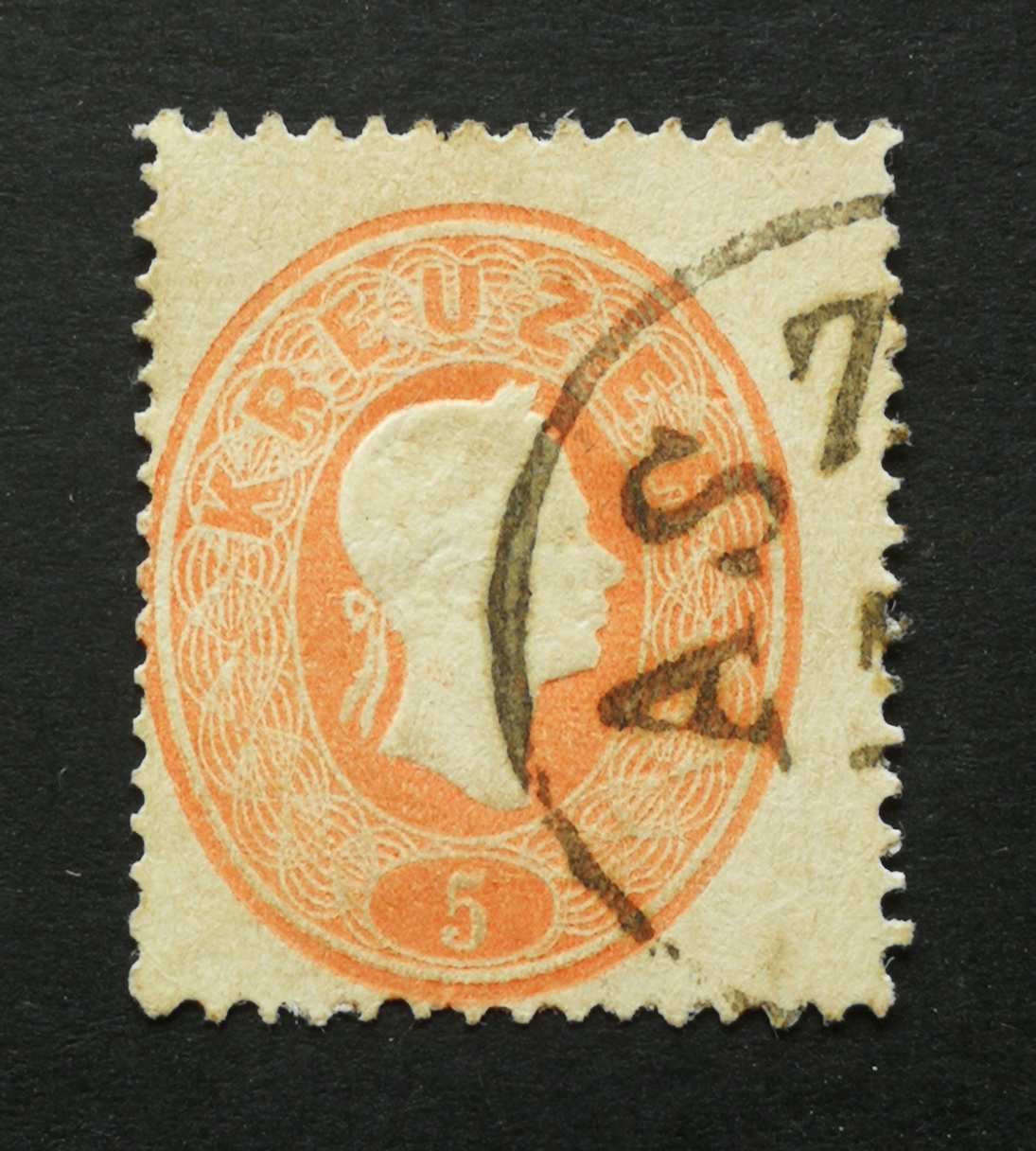 Magyarország 1861 Könyvnyomat 5 Kr. ASZ(ÓD) Gudlin 35