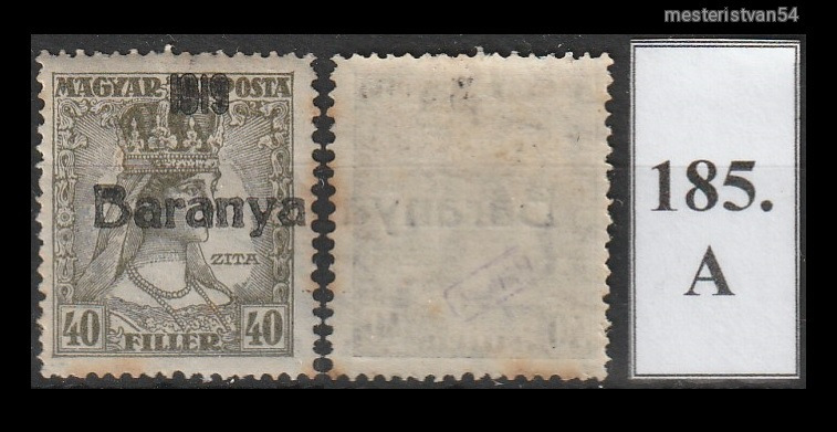 1919 Baranya-(I.) Szerb megszállás A-185