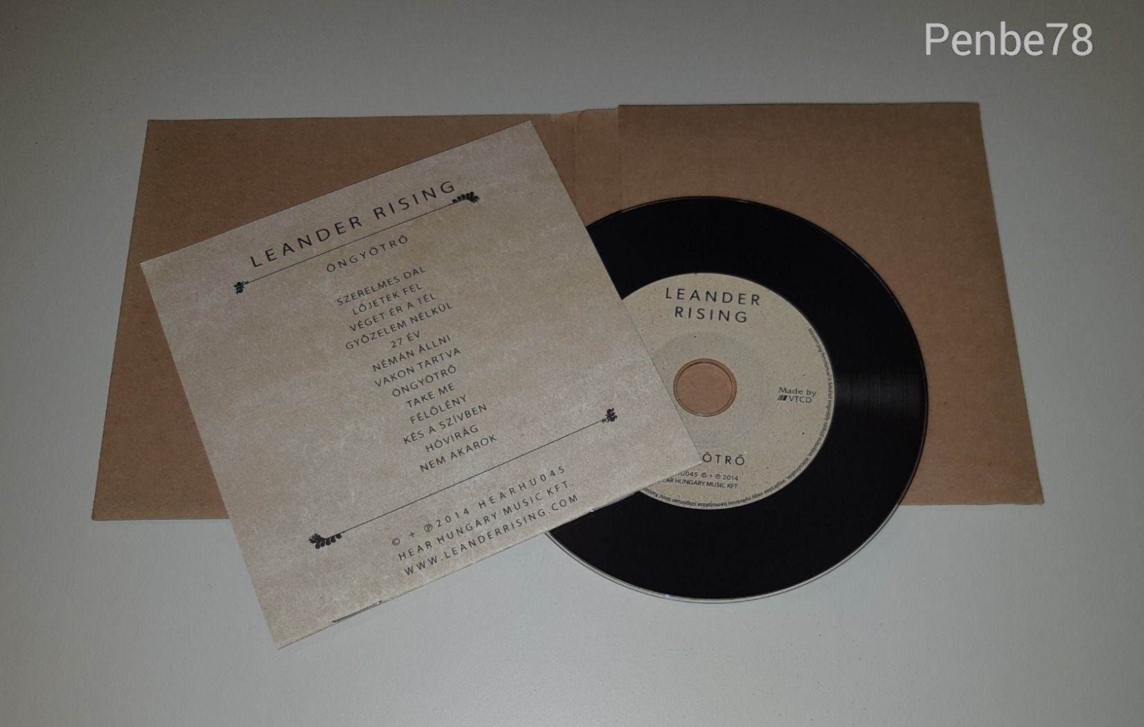LEANDER RISING - Öngyötrő CD (2014)