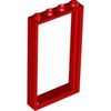 Lego Frame 1X4X6, Bright red