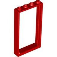 Lego Frame 1X4X6, Bright red