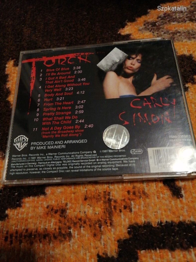 CD - Carly Simon &ndash; Torch