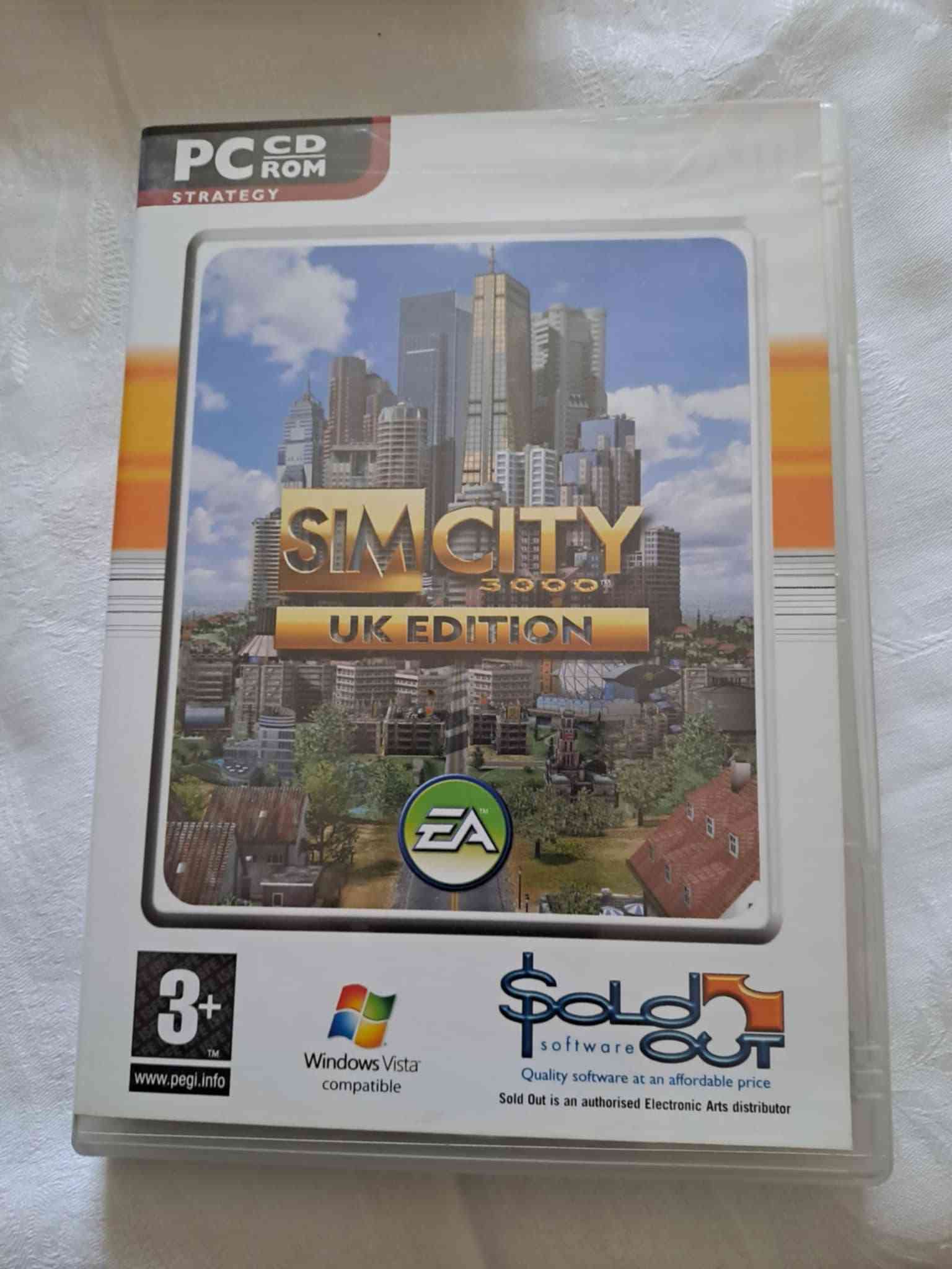 Sim City 3000 UK Edition PC CD