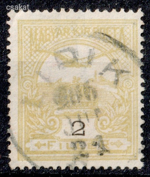 1906 turul LIPIK bélyegzés Horvátország Croatia Gudlin E3.20 / 80p (d18)
