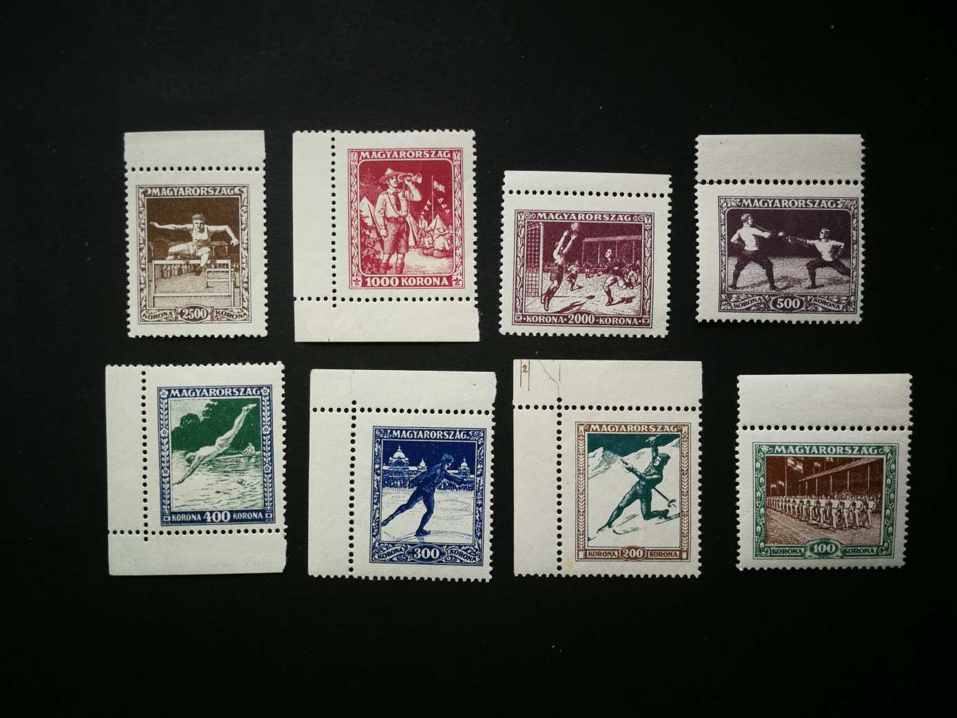 Magyarország 1925 Sport ** ívszéllel, enyhe törések  E2