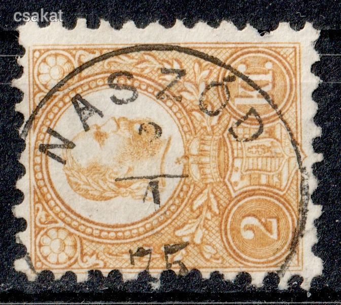 1871 réznyomat NASZÓD bélyegzés Erdély Romania Gudlin E3.15 / 400p (d36)