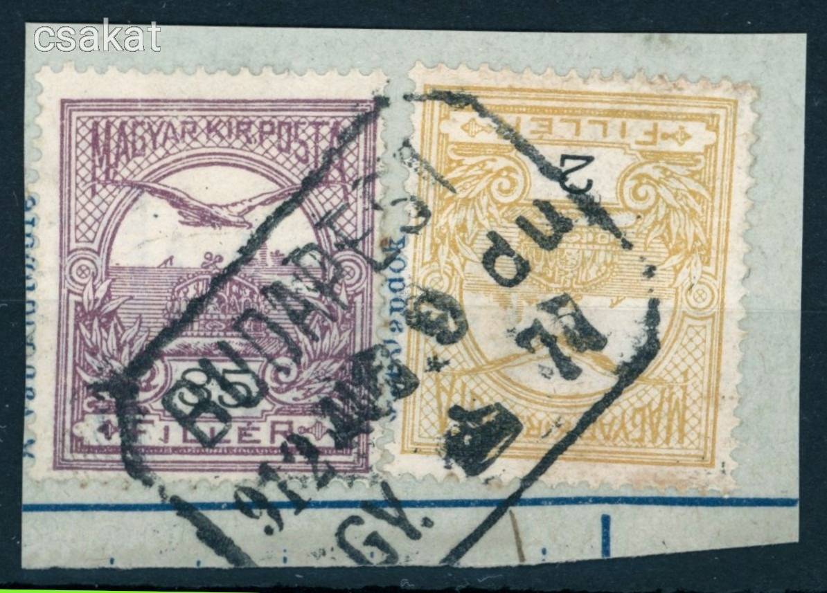 1909 turul BUDAPEST / 77 gyújtő bélyegzés 200 pont (e24)