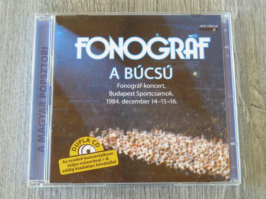 Fonográf - A búcsú dupla CD