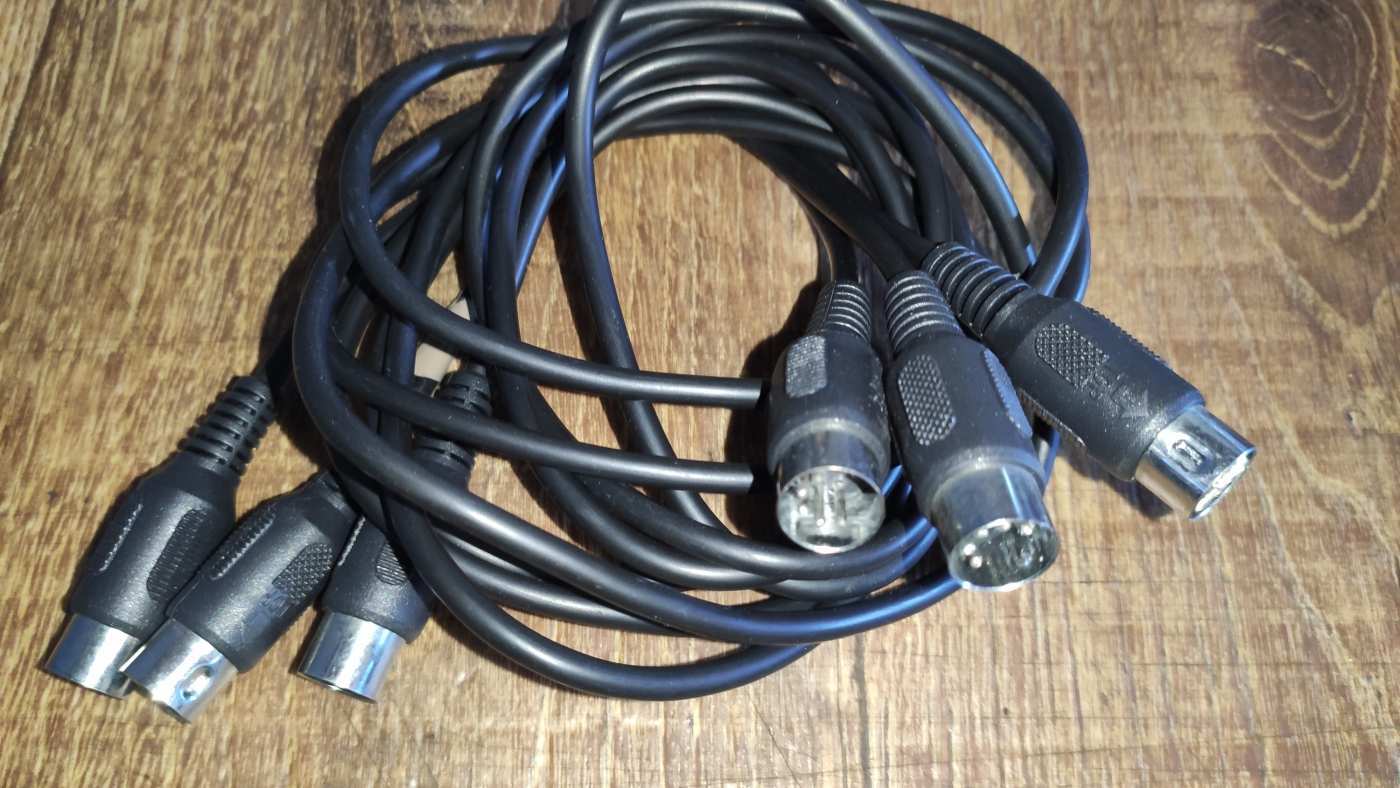DIN kábel 3 db - 125 cm
