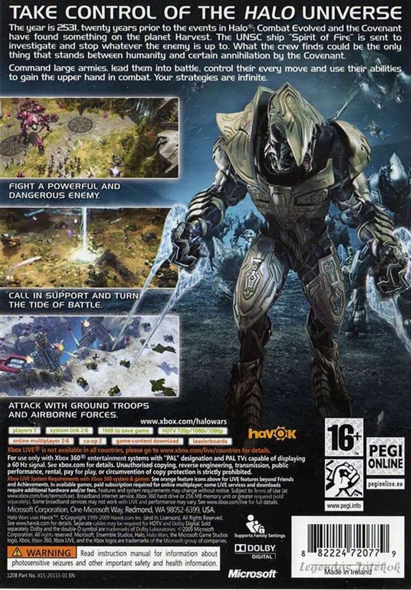 Halo Wars Xbox360 játék