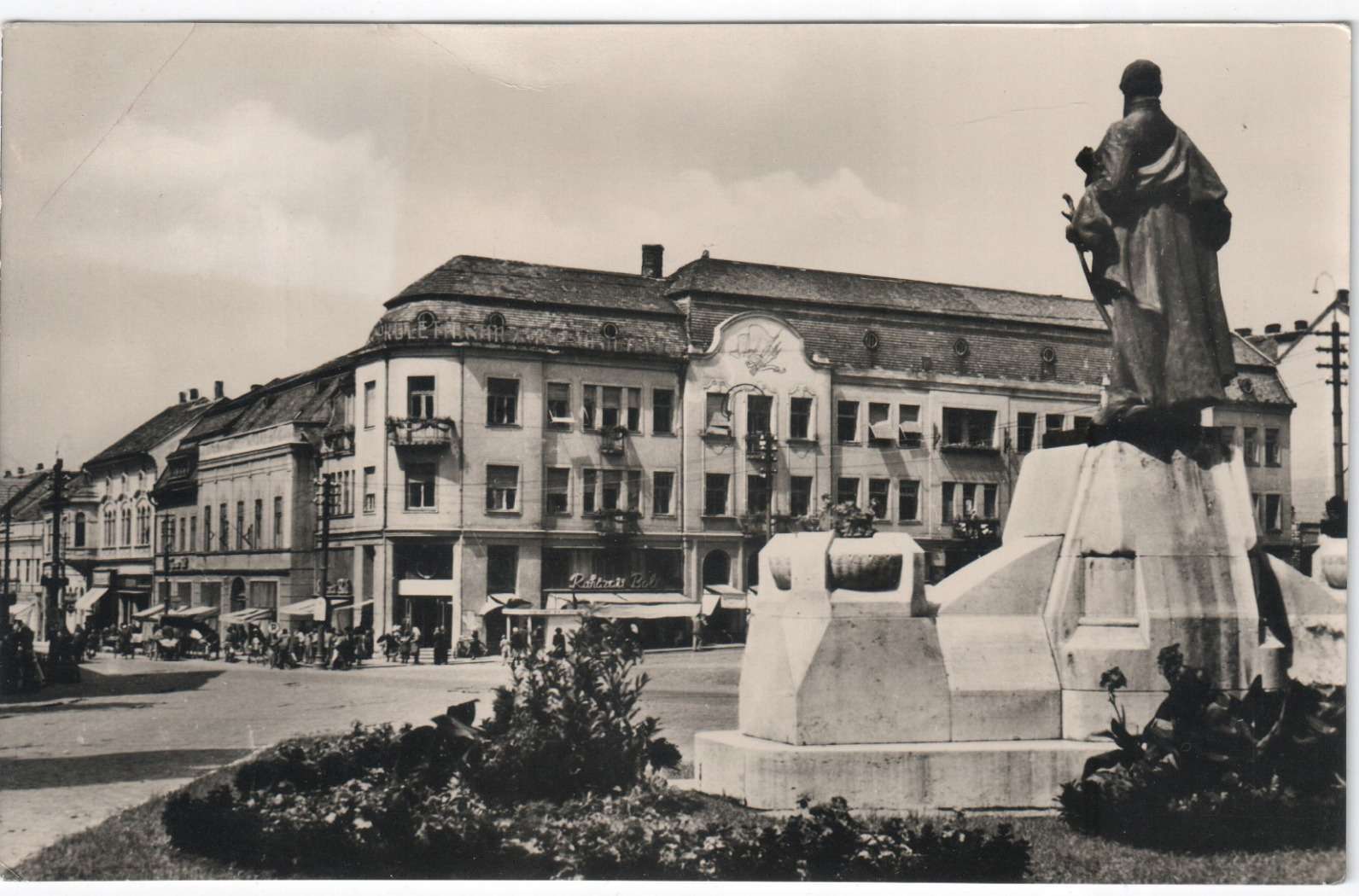 Kaposvár - Kossuth tér, 1958