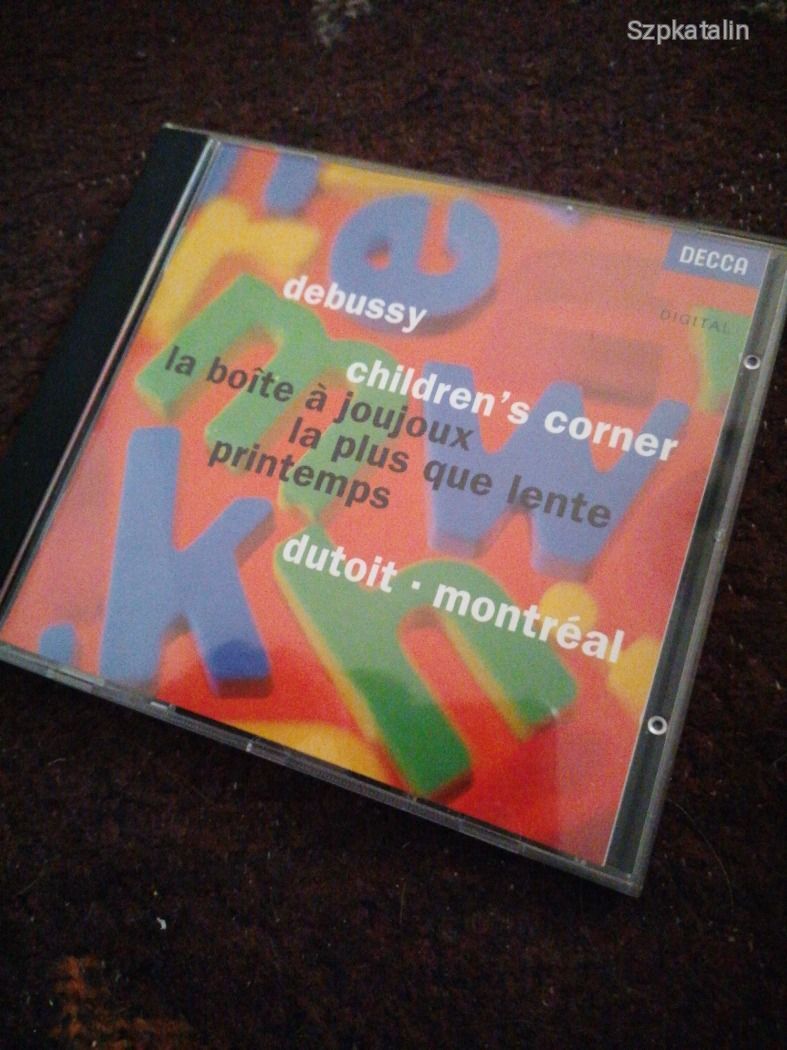 CD - Debussy - Children 's corner (Dutoit)